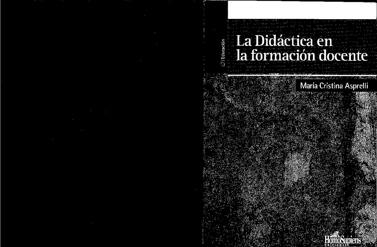 Asprelli Maria Cristina La Didactica En La Formacion Docente Pdf