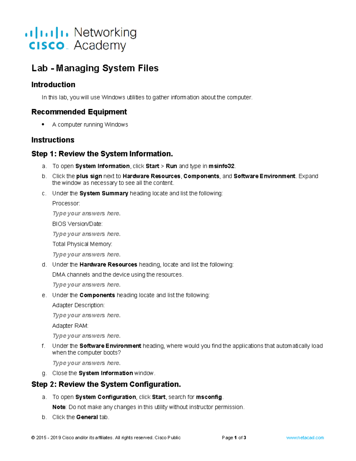11.3.2.8 Lab Manage System Files Lab Managing System Files