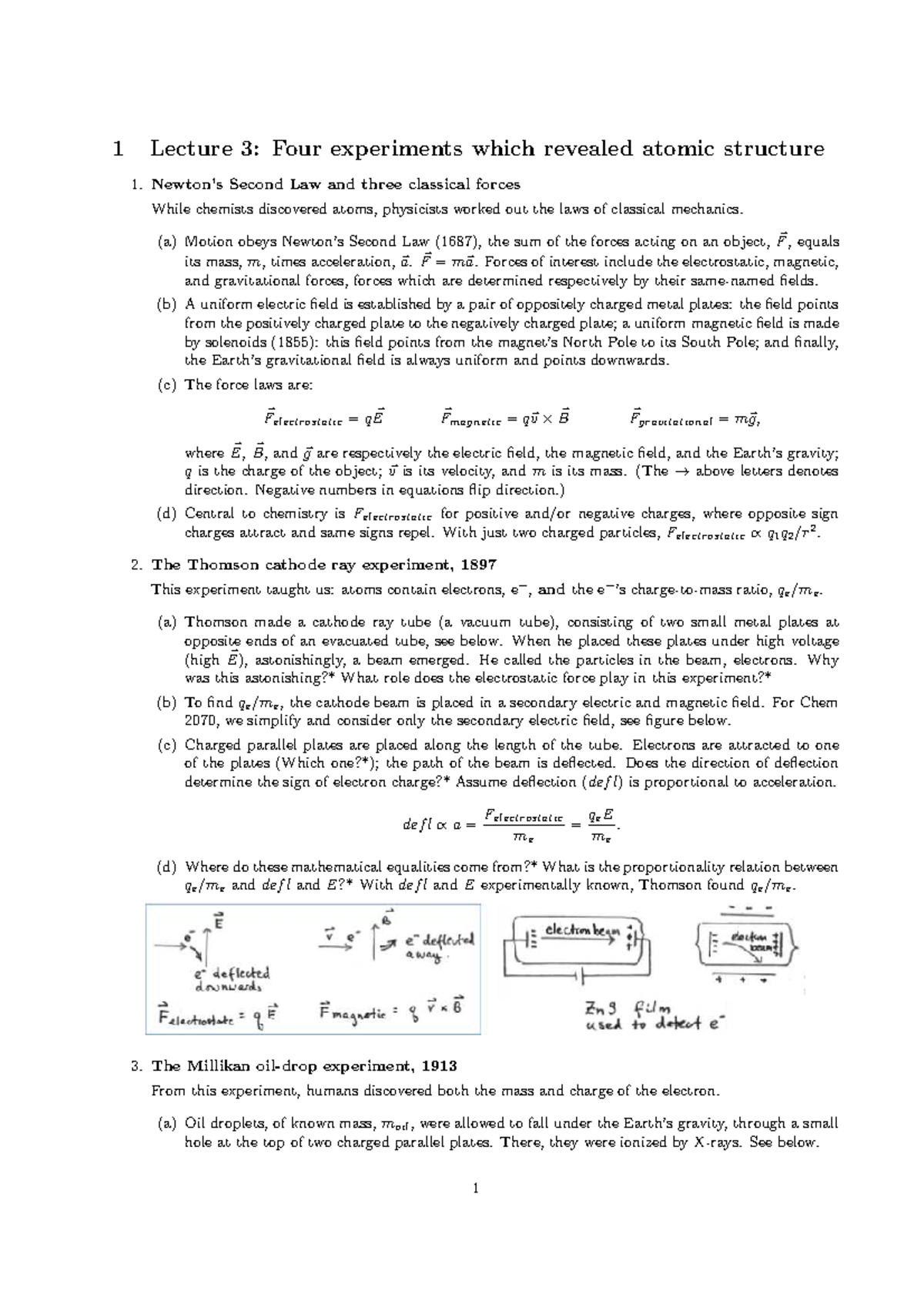 3-Four experiments-1 - The experiment lecture - 1 Lecture 3: Four ...