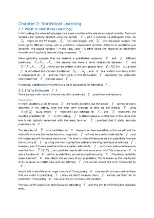 ML Cheat Sheet - Summary Machine Learning - Lecture 2: What is machine ...