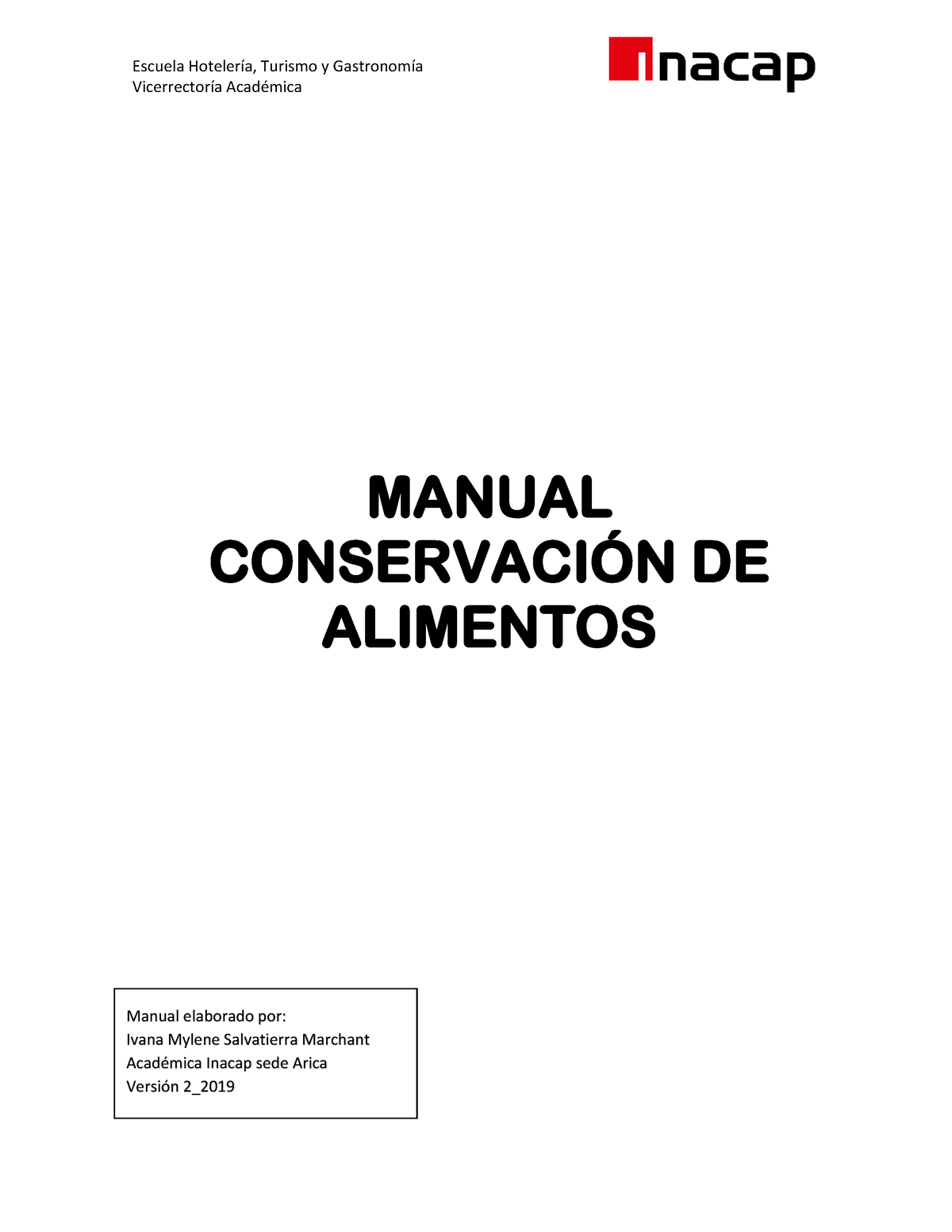 Manual Conservacion De Alimentos - VicerrectorÌa AcadÈmica MANUAL ...