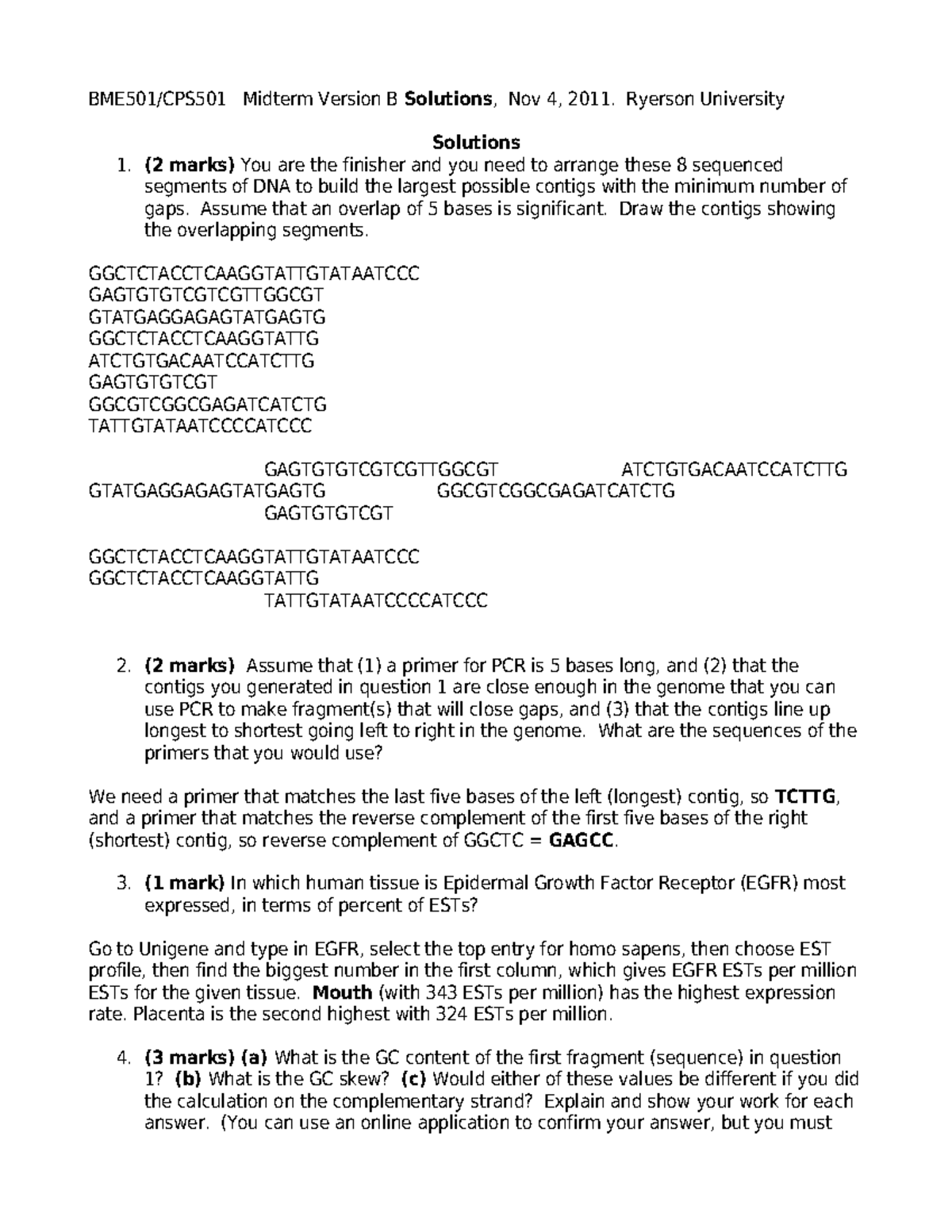 Exam 4 November 2011, questions and answers - Midterm Version B ...