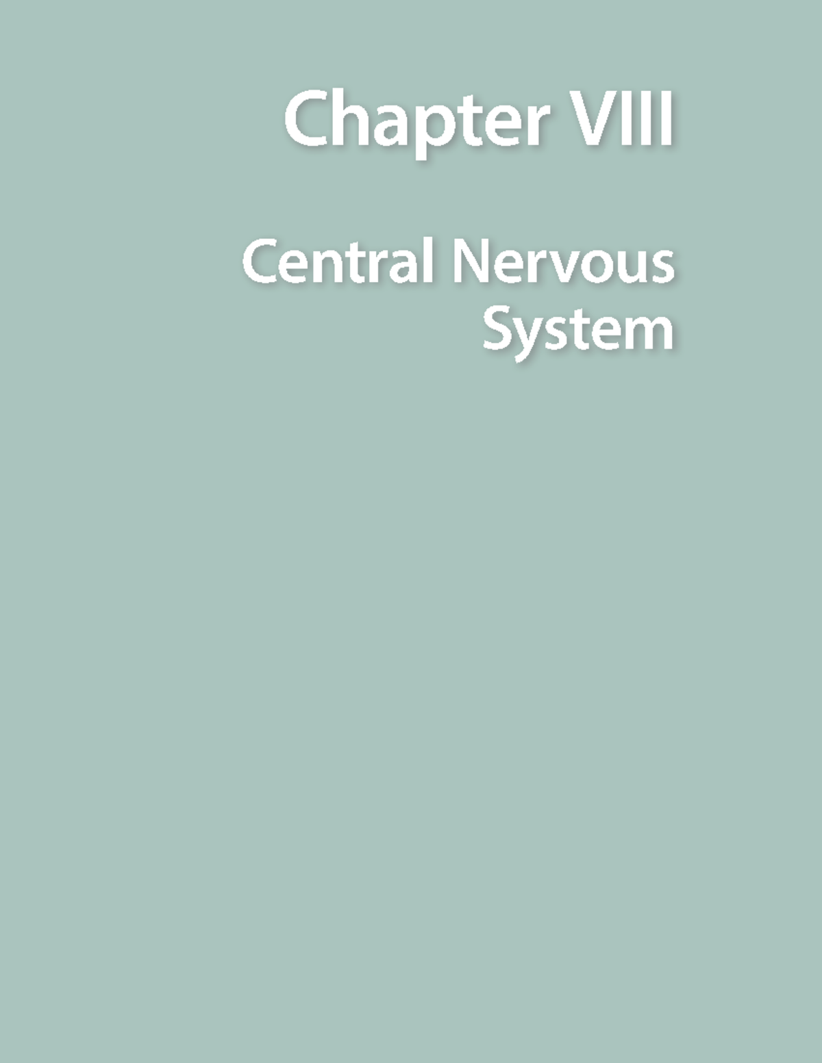Chapter+8 pdf ebook - Central nervous system - Chapter VIII Central ...