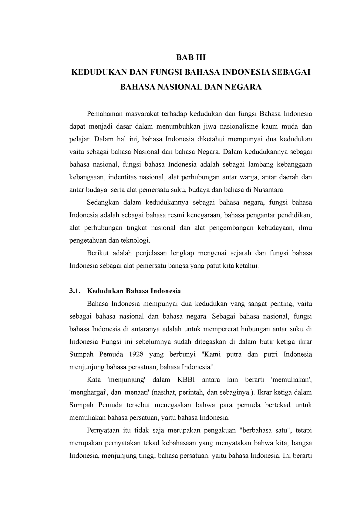 506744090 Kedudukan Dan Fungsi Bahasa Indonesia Sebagai Bahasa Nasional ...