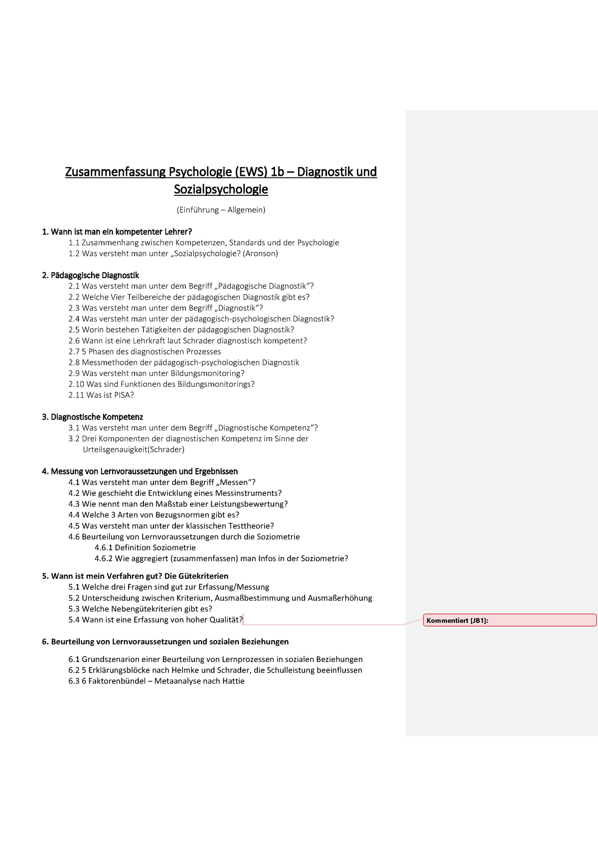 Zusammenfassung Psychologie 1b Komplett - Zusammenfassung Psychologie ...