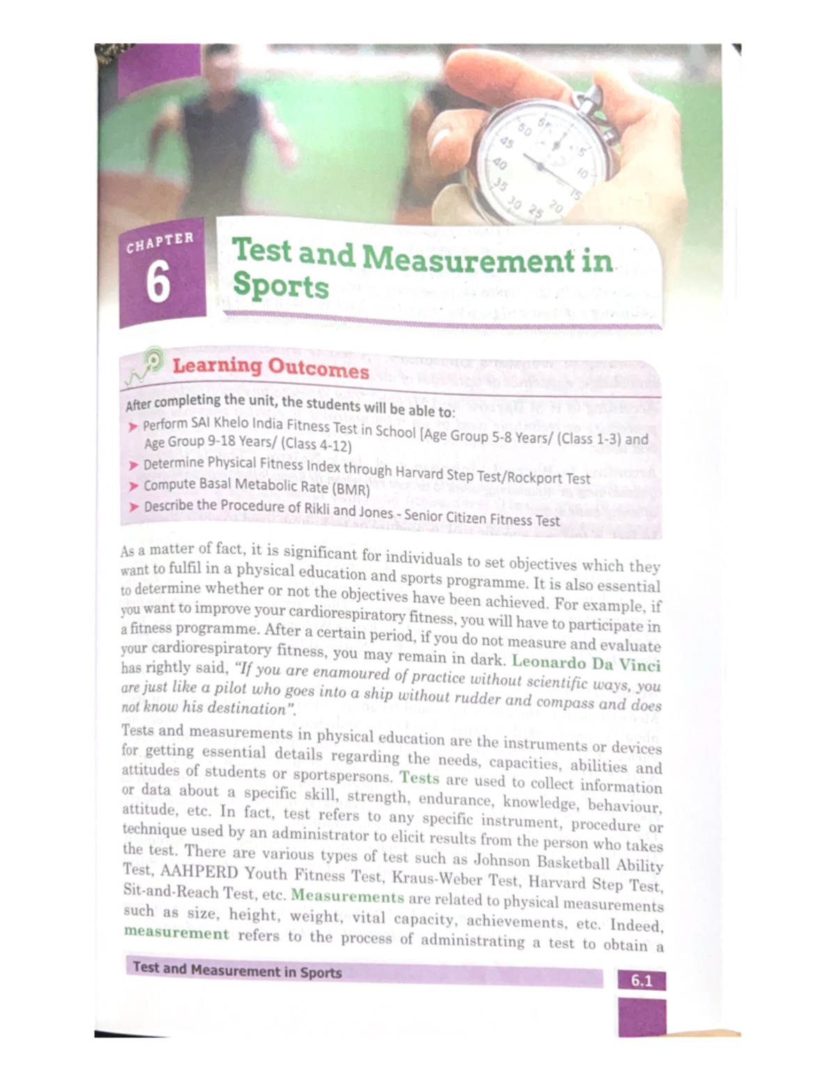 Test and Measurement in Sports - 35 20. CHAPTER Test and Measurement in ...
