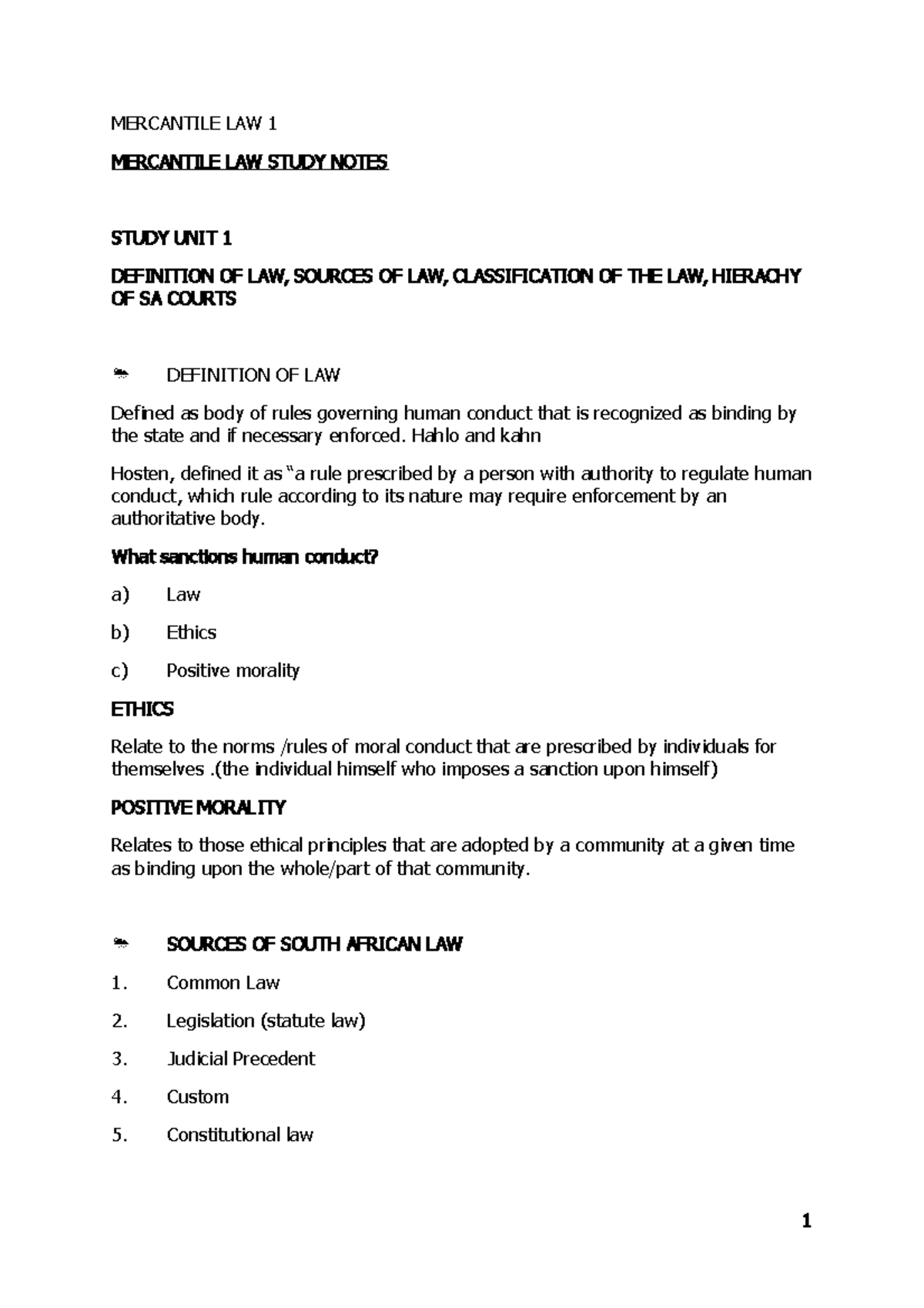 mercantile-law-1-study-notes-lecture-notes-mercantile-law-1