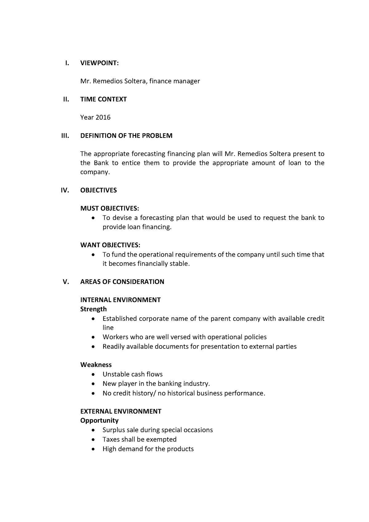 time context in case study example