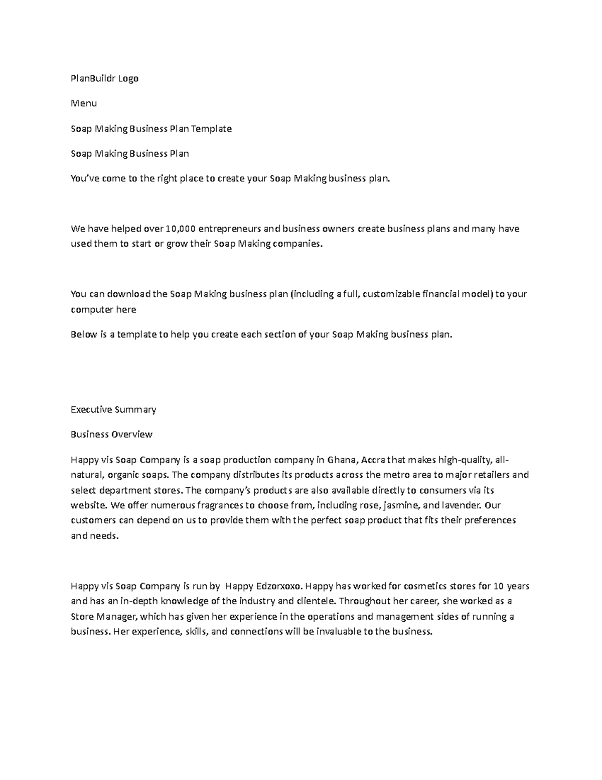 happy-s-business-plan-3-planbuildr-logo-menu-soap-making-business