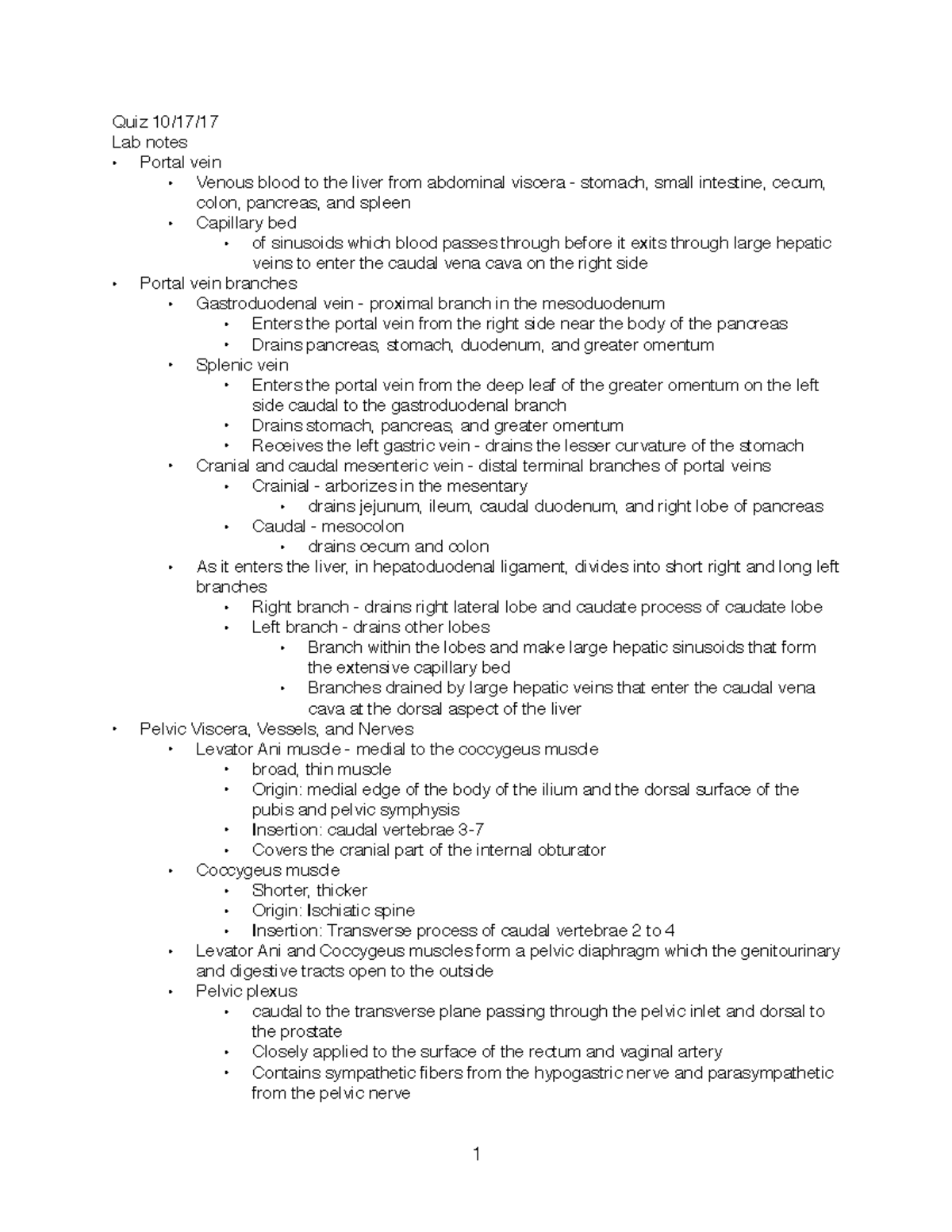 Anatomy Exam 3 - Lecture notes exam 3 lab notes Christopher Frasure ...