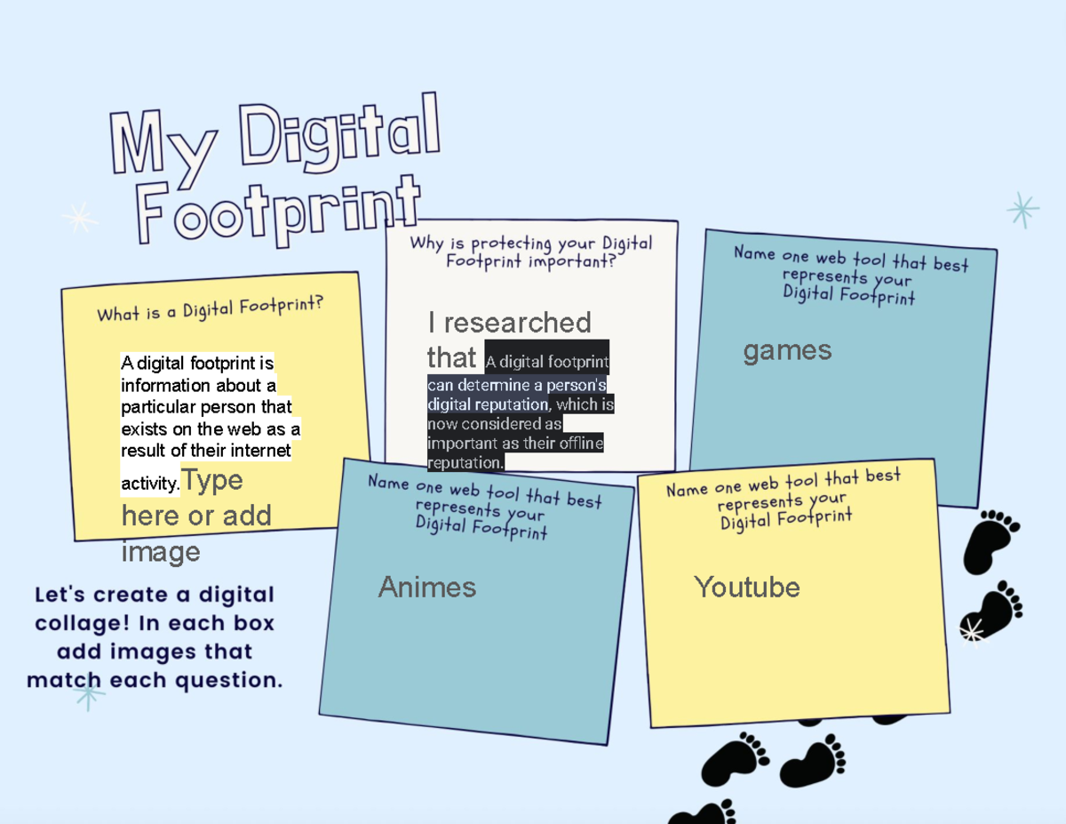 my digital footprint essay