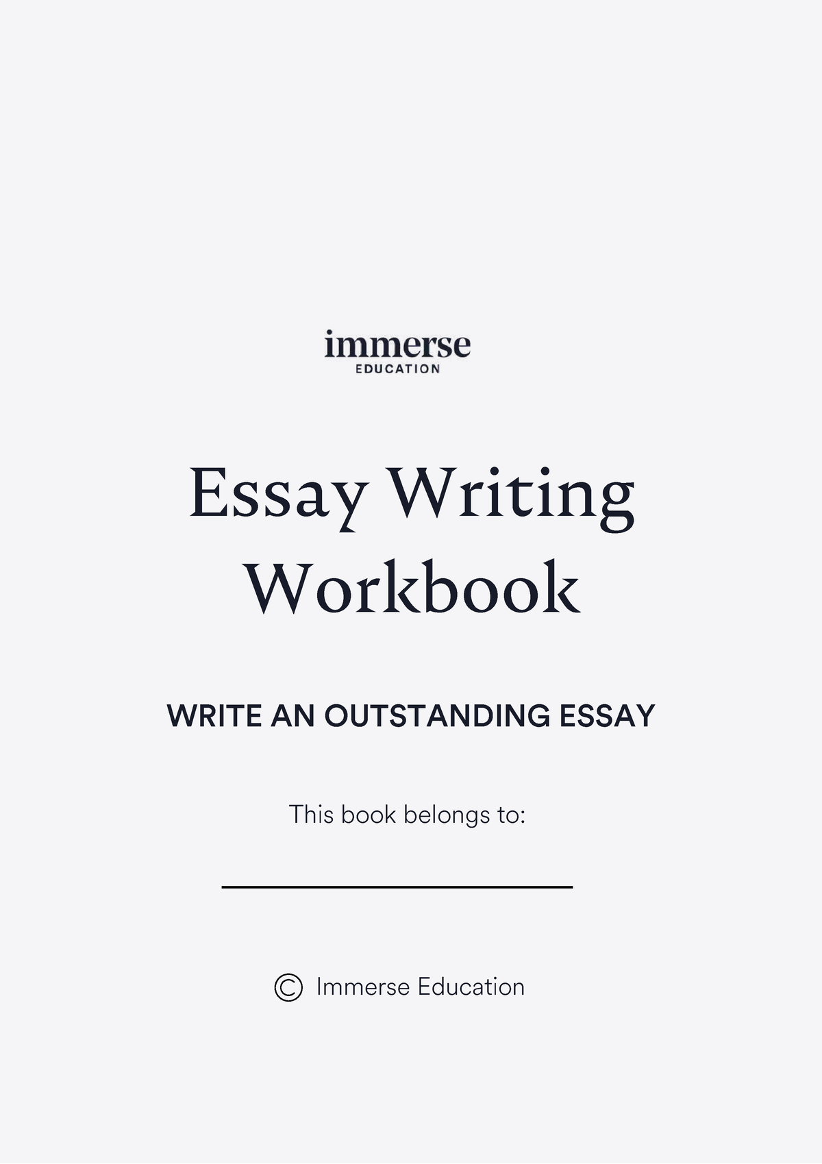 immerse education essay examples