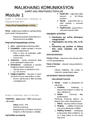 Bassig MAR232 ACT2 Panitikan - PANUNURI SA PILING AKDA PAMPANITIKAN ...