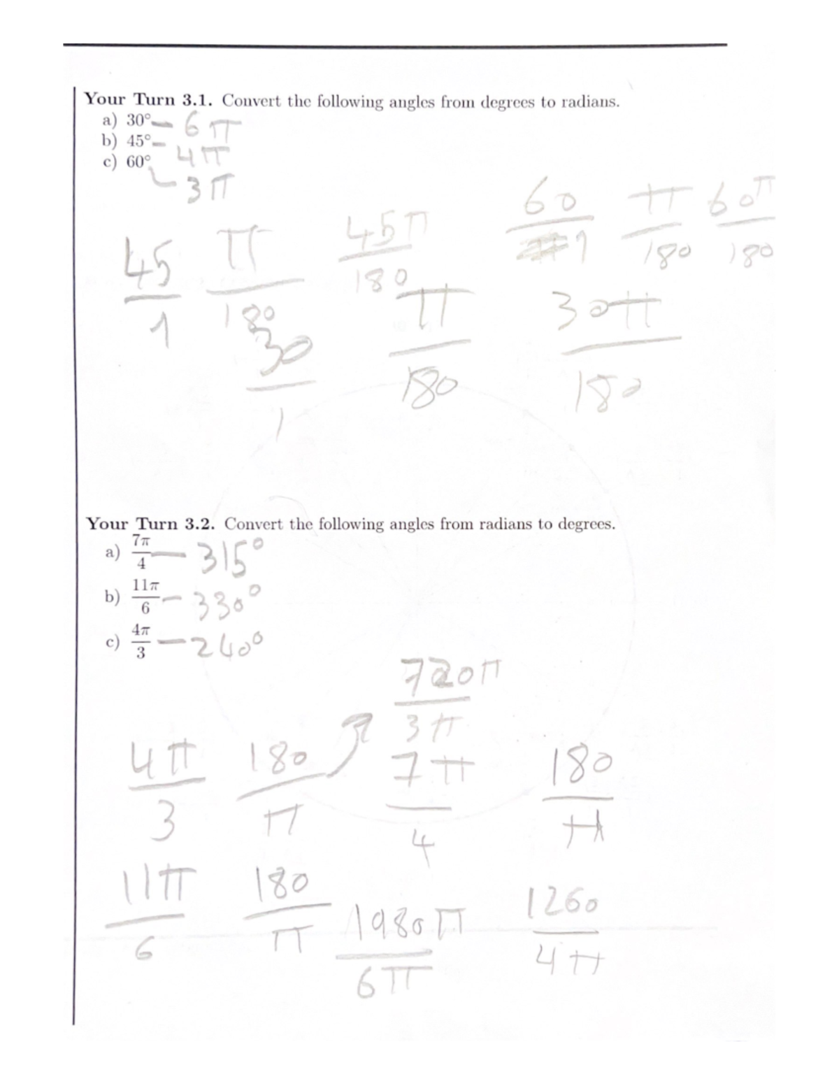 Trig hw - ……. - MATH 109 - Studocu