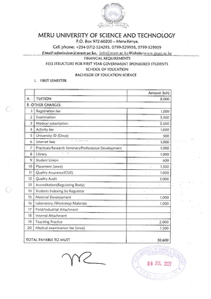 SCH 3100 Principles OF Inorganic Chemistry - Meru University Of Science ...