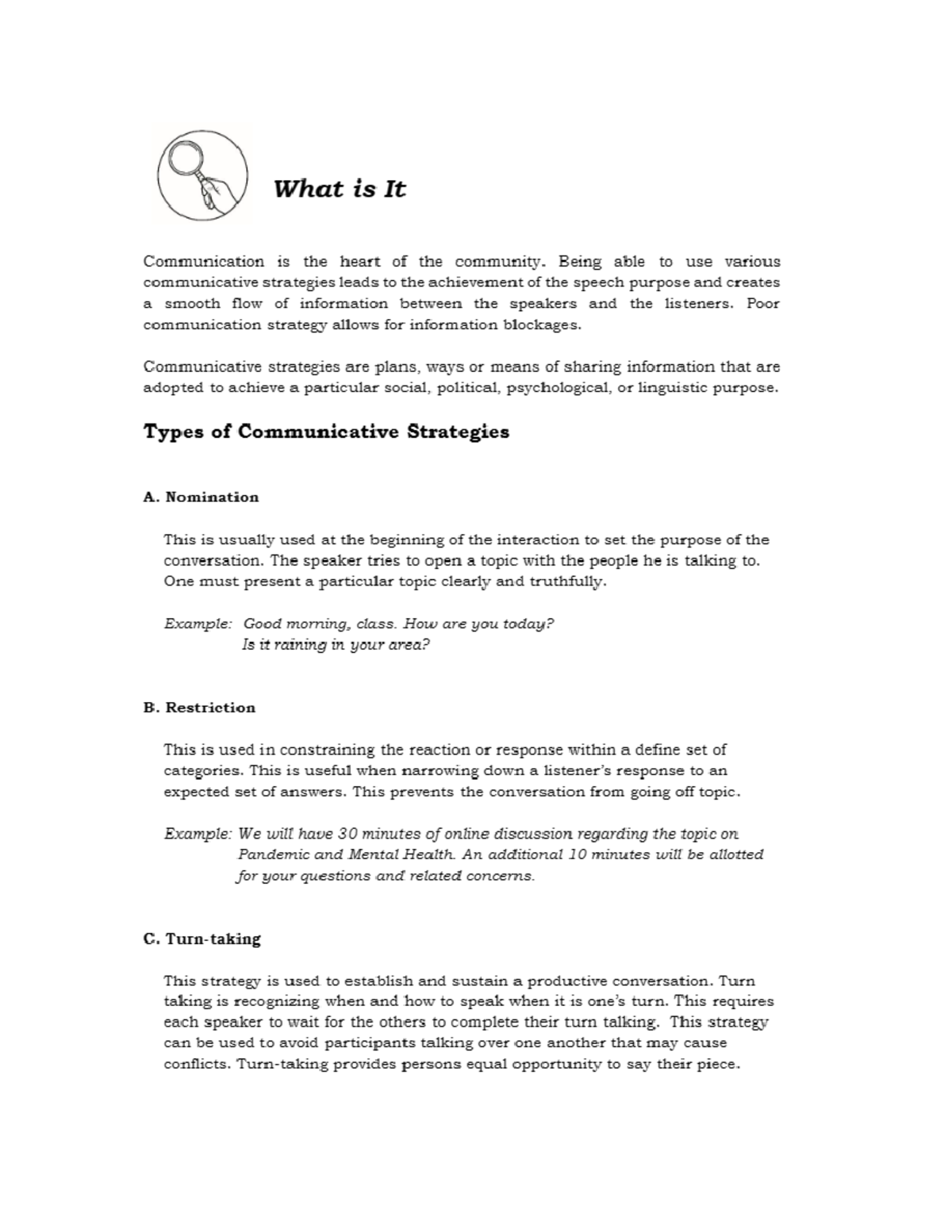 Com strat - Additional Information - English - Studocu