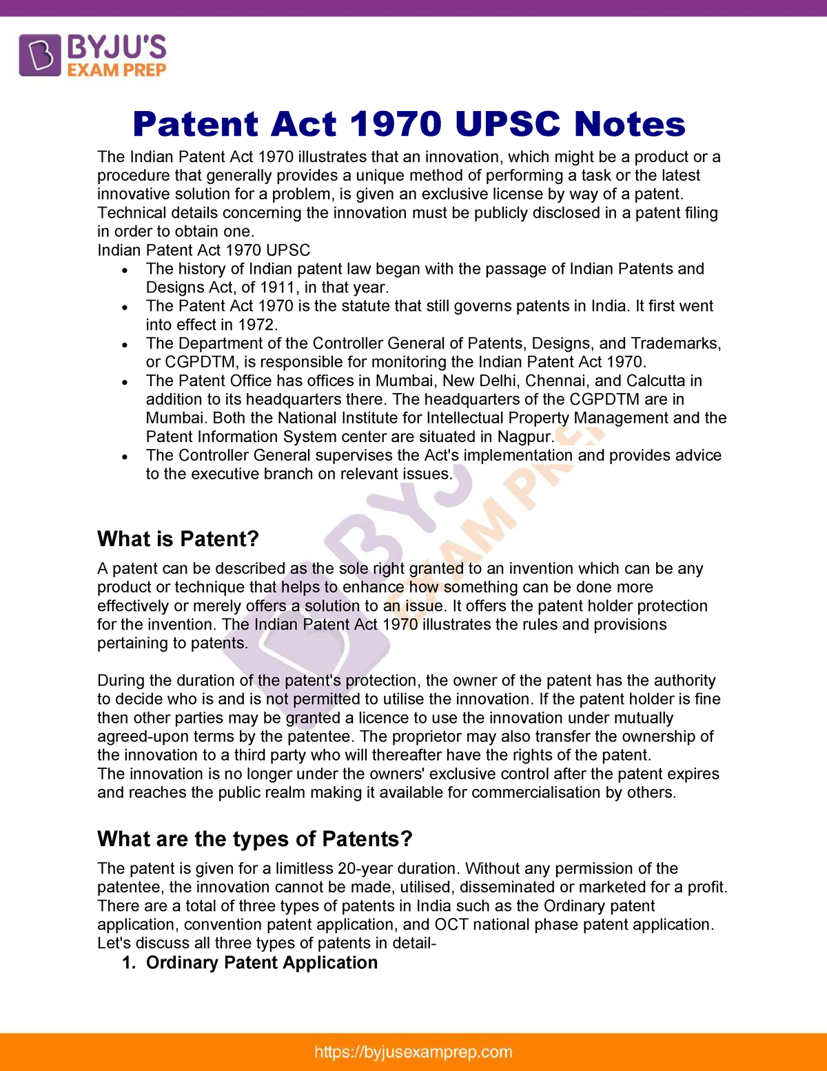 patent act assignment