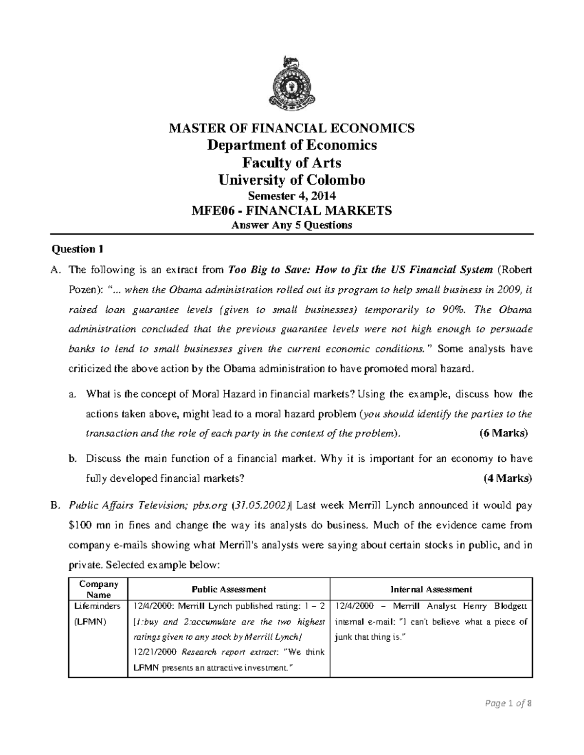 mfe06-2014-lecture-note-master-of-financial-economics-department-of