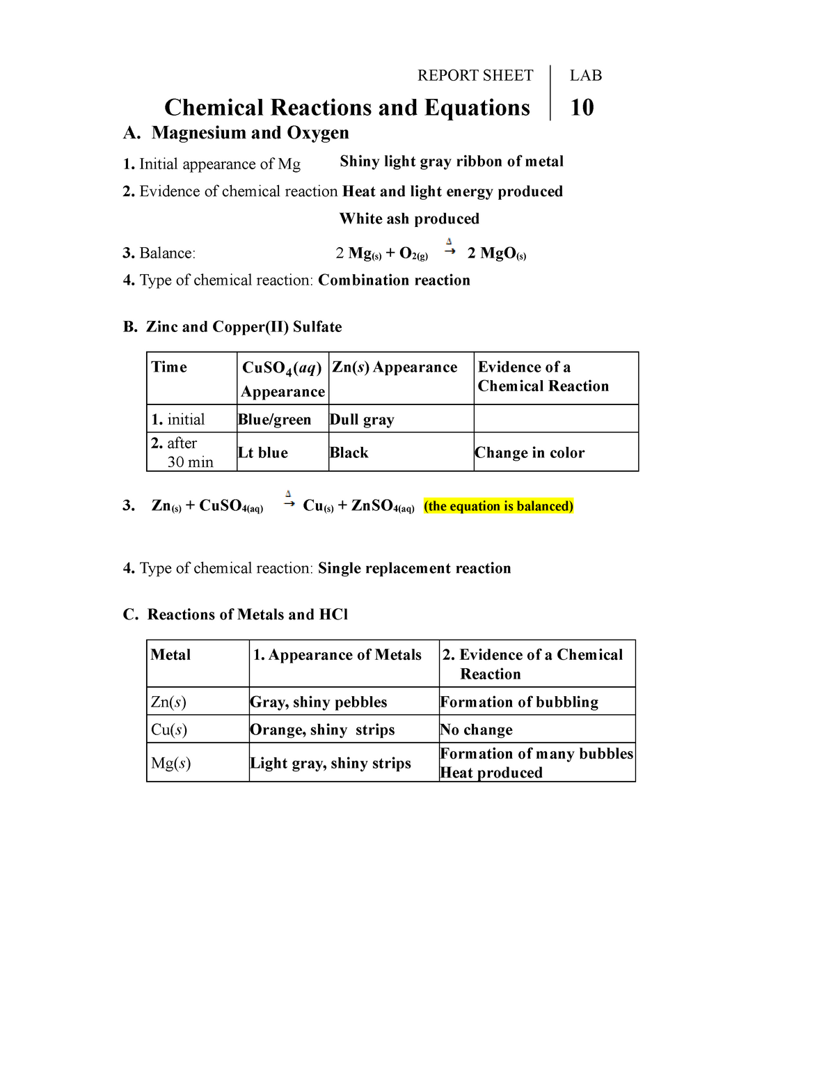research questions on chemical reactions
