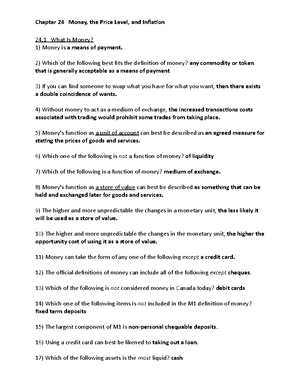 Econ chapt 12 lecture notes!!!!!!!!! - Chapter 12 - Monopoly Monopoly ...
