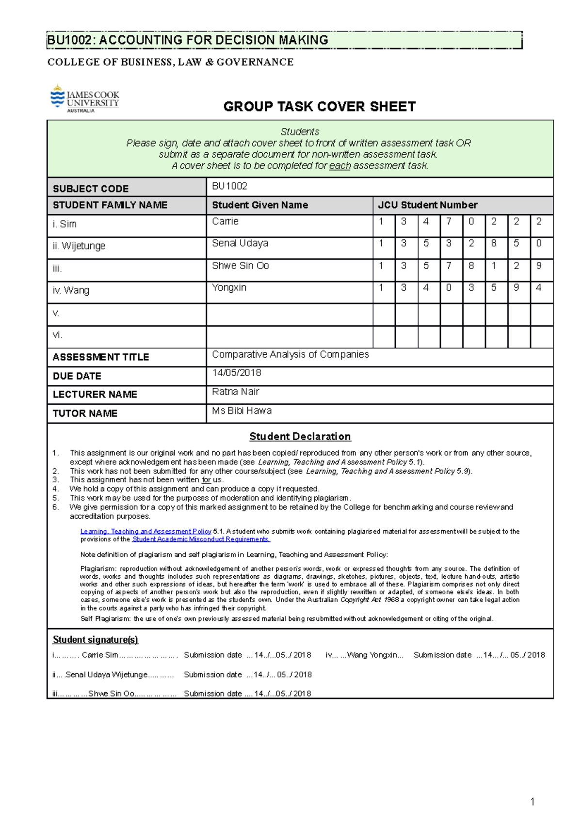 account assignment group in billing document