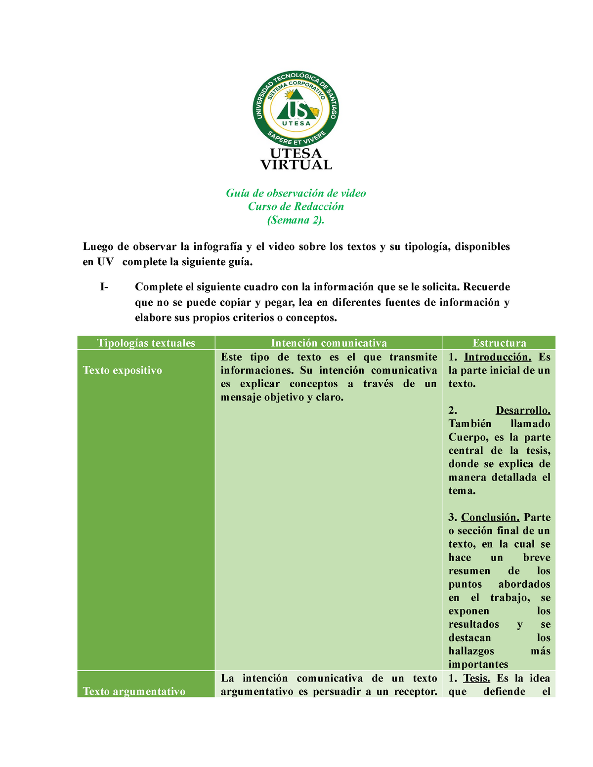 Tarea S Textos Expositivos Argumentativos Universidad Tecnol Gica Hot