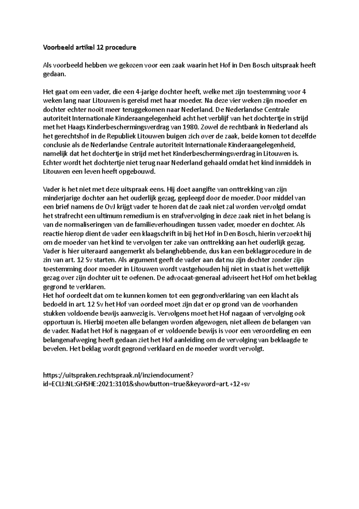 essay om artikel