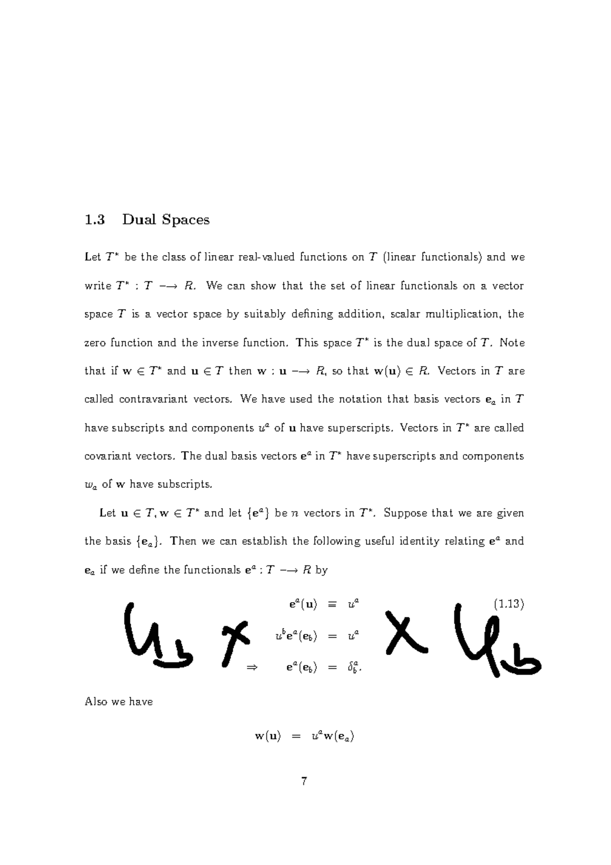 3. Dual Spaces - 1 Dual Spaces Let T ∗ be the class of linear real ...