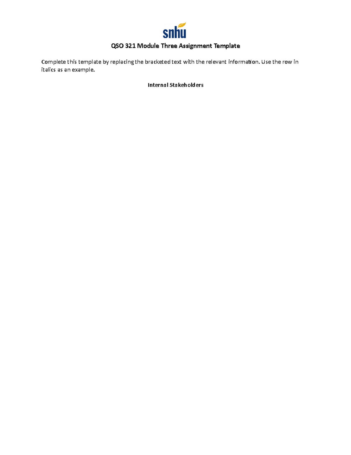 QSO 321 Module Three Assignment Template - QSO 321 Module Three ...