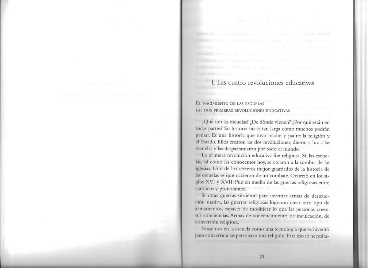 Cap 1. Revivir las aulas - Axel Rivas - I. Las cuatro revoluciones ...