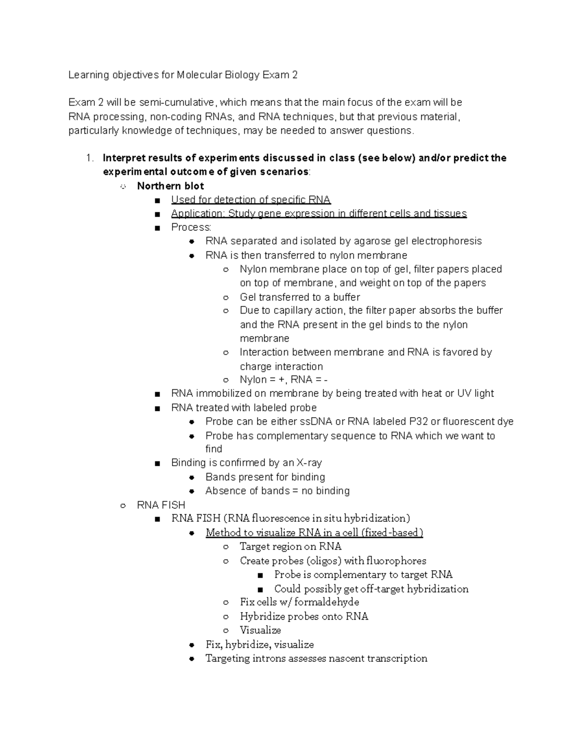 molecular-biology-exam-2-learning-objectives-learning-objectives-for