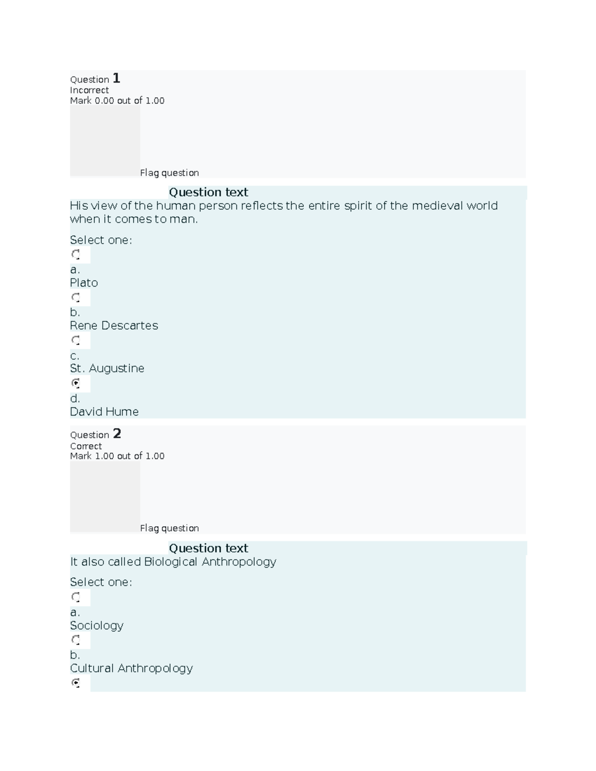 UGRD-GE6100 Understanding The Self - Question Incorrect 1 Mark 0 Out Of ...