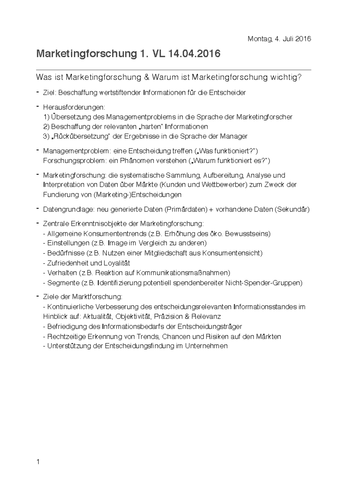 Zufallsprinzip der Traduktion