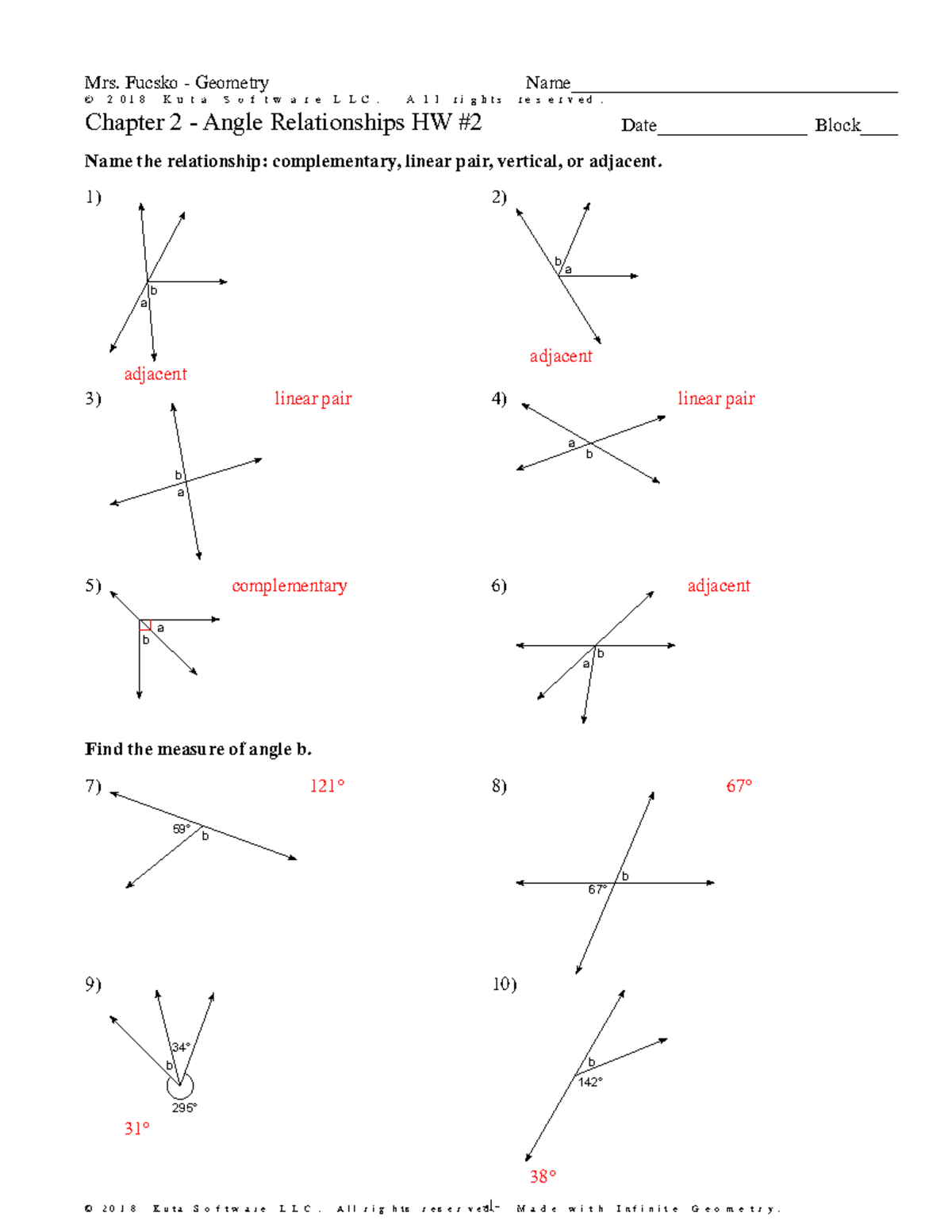 2 - Geometry answers simple easy awesome - ©] e 2 I 0 F 1 A 8 Q MKkuit ...