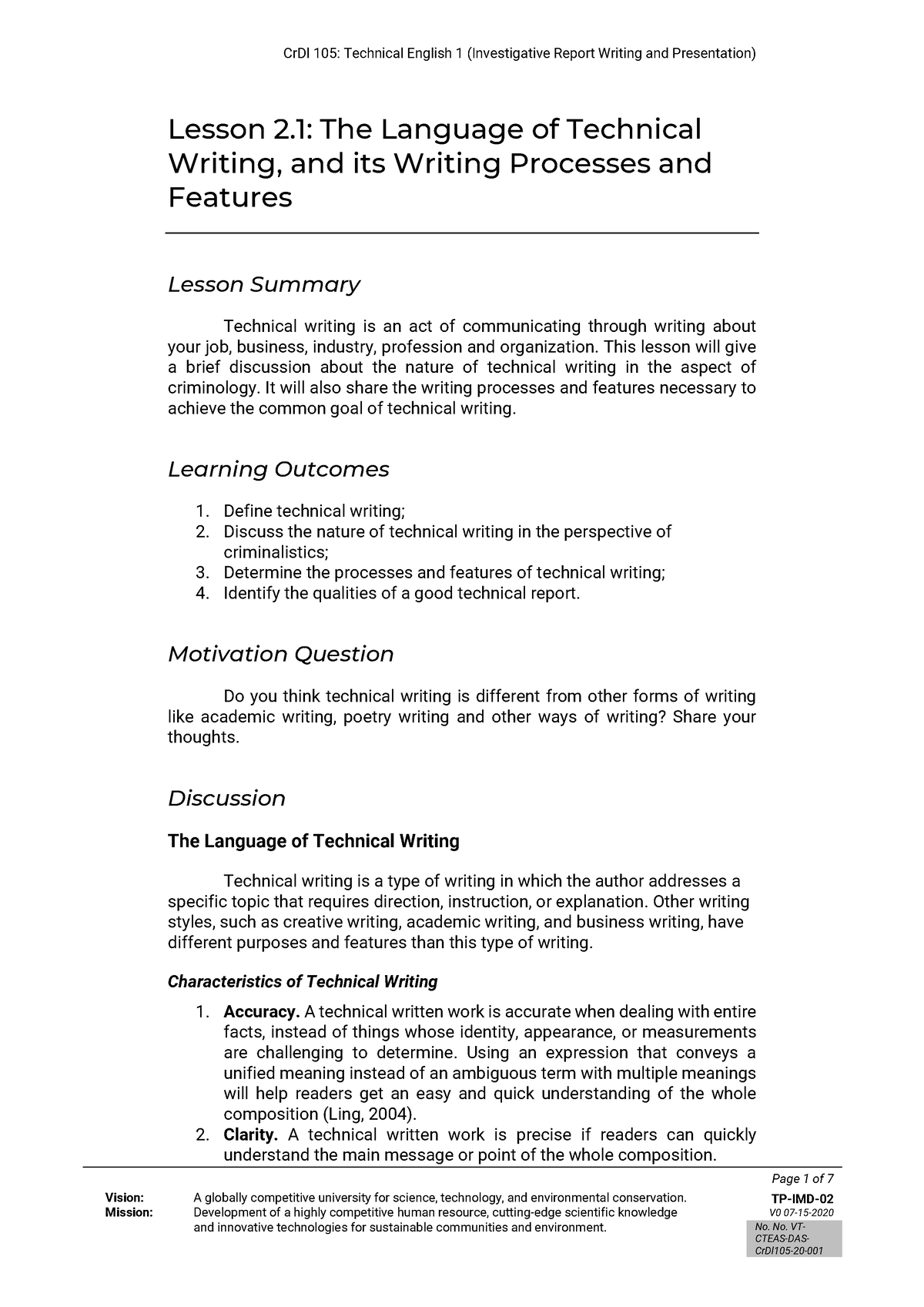 module-2-lesson-2-happy-to-serve-crdl-105-technical-english-1