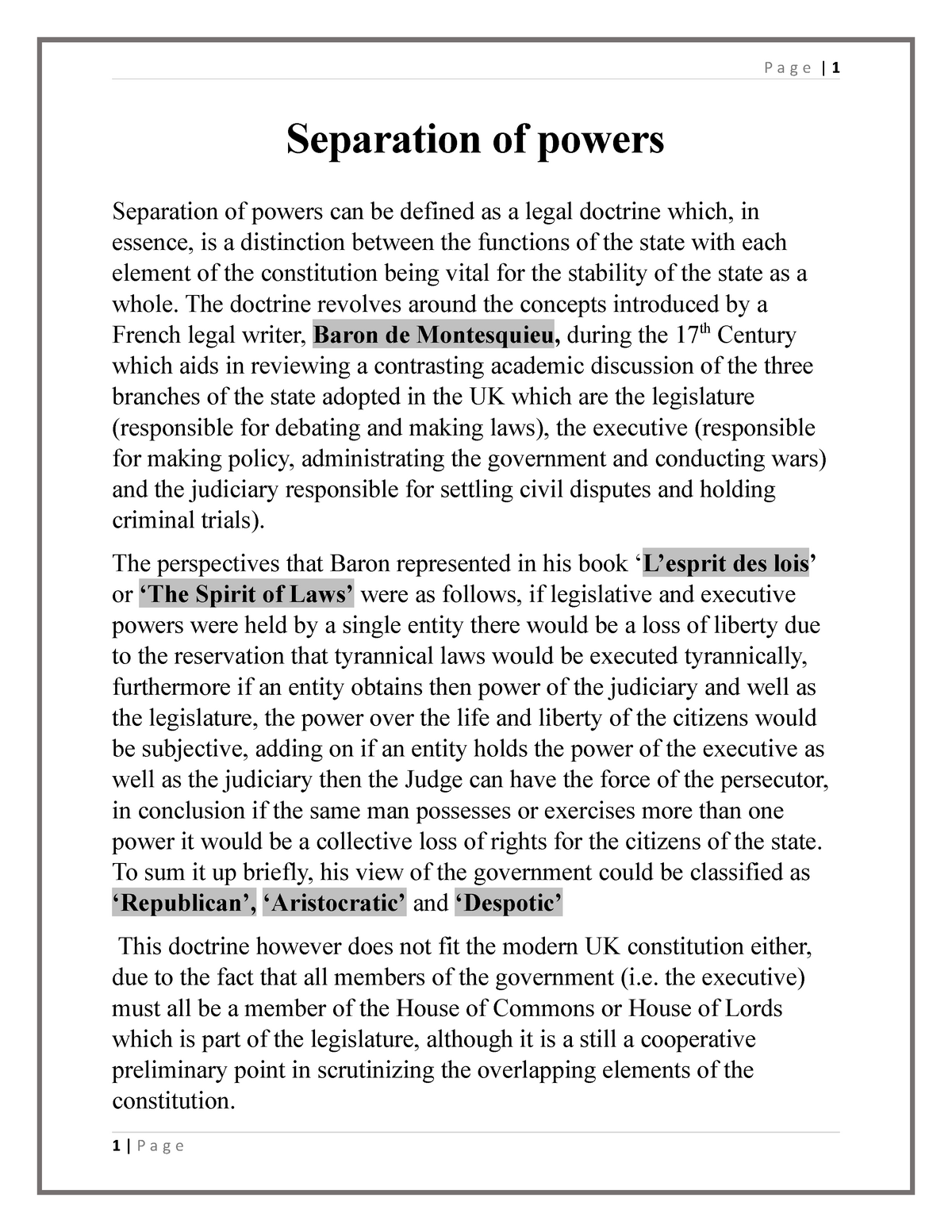 separation-of-powers-summary-separation-of-powers-separation-of