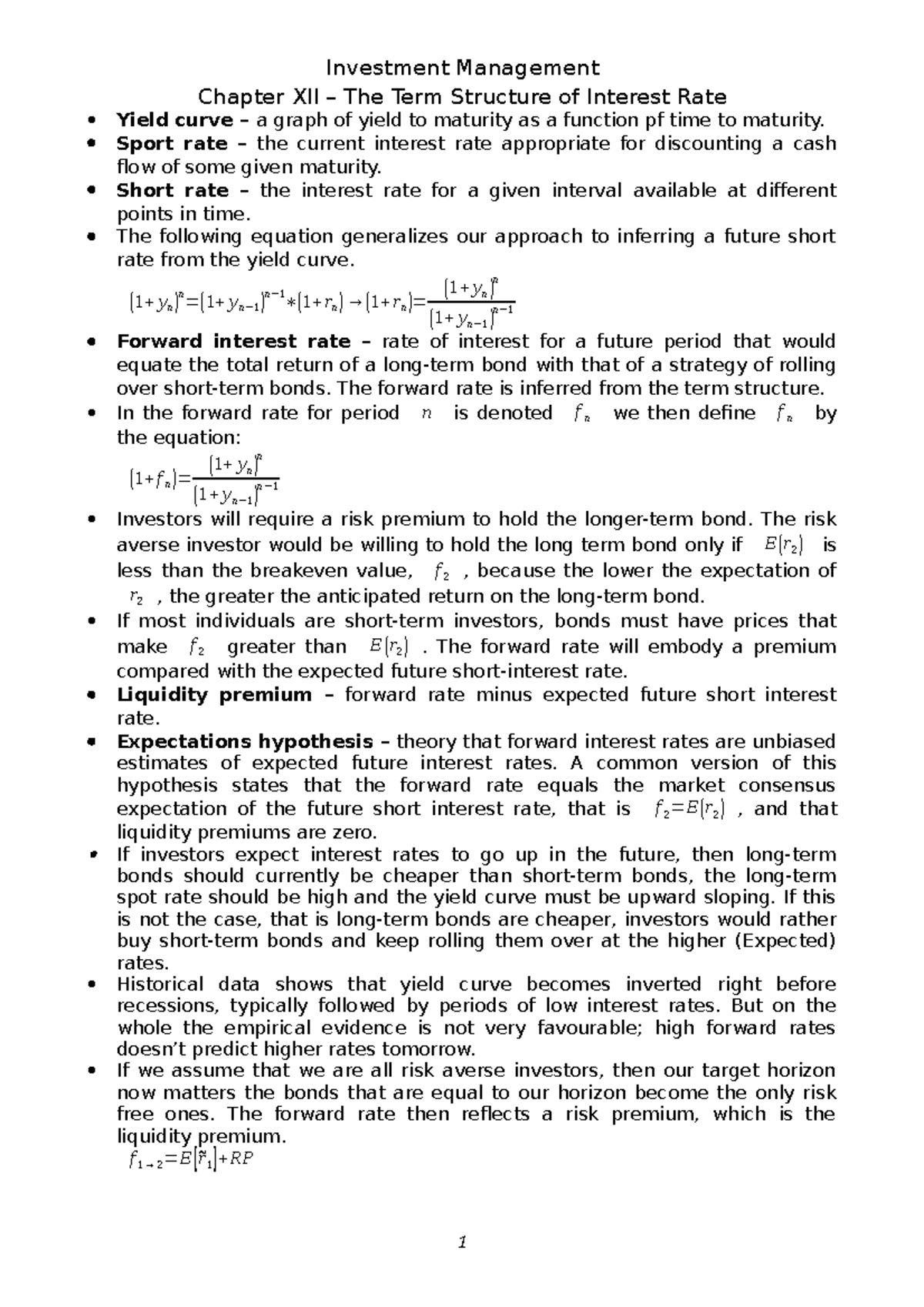 lecture-notes-the-term-structure-of-interest-rate-chapter-xii-the