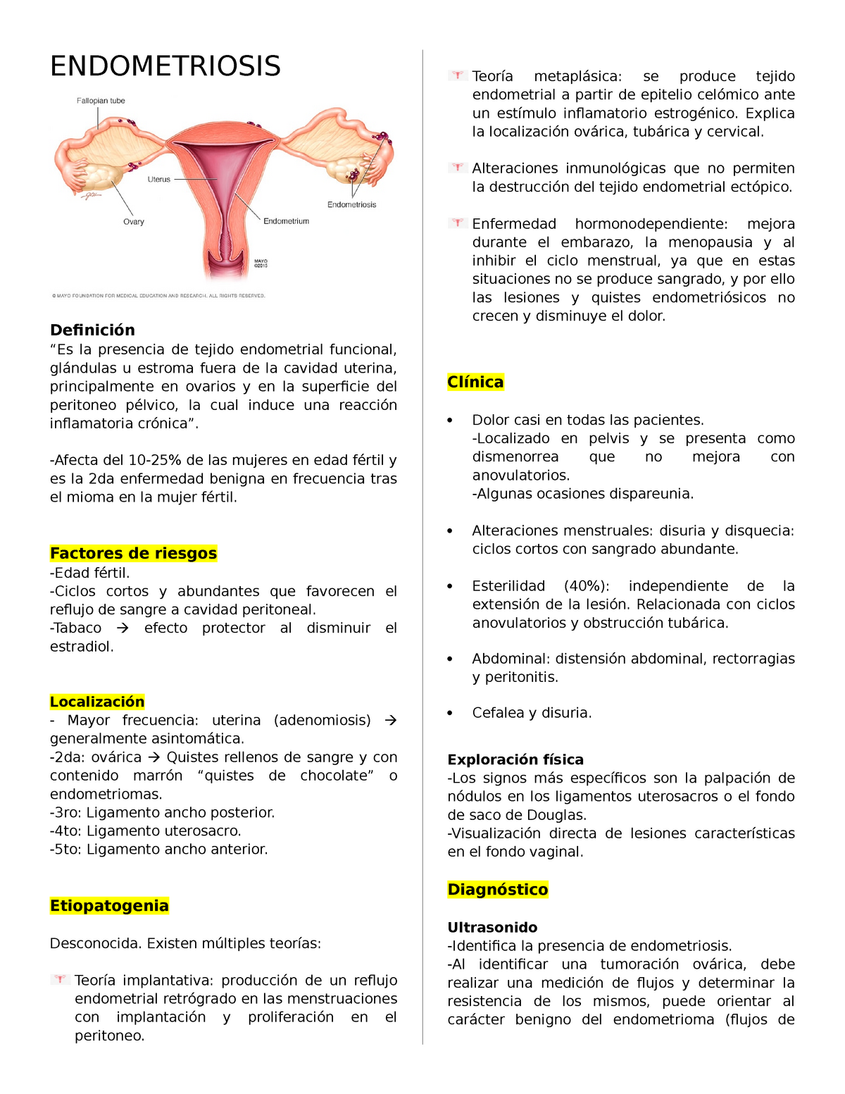 Endometriosis Ginecologia Endometriosis Definición “es La Presencia De Tejido Endometrial 5845
