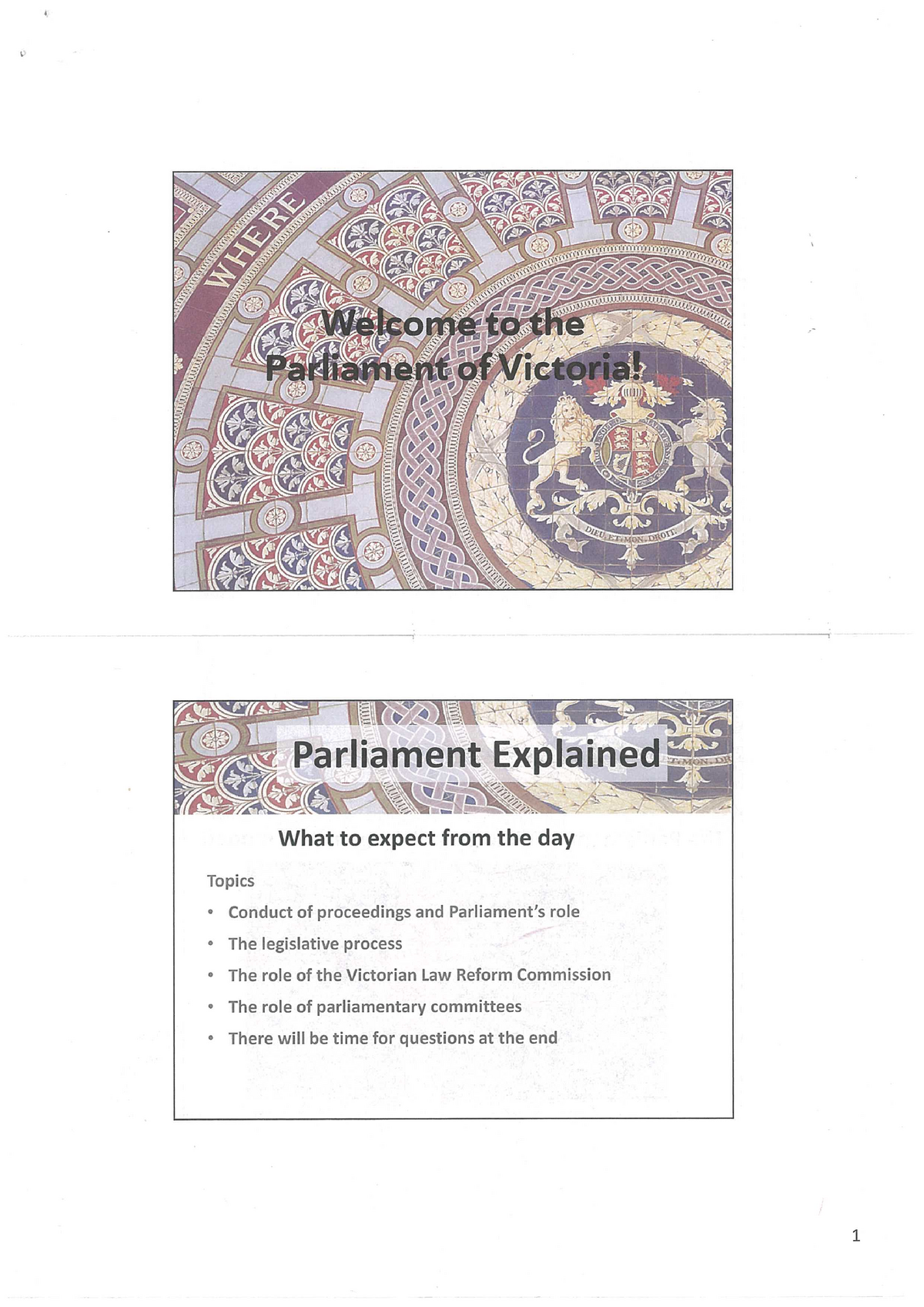 Parliament Explained - LAW7212 - Studocu