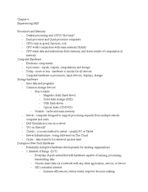 MIS Chapter 7 and 8 - Collaboration, Business process, - Chapter 7 “We ...