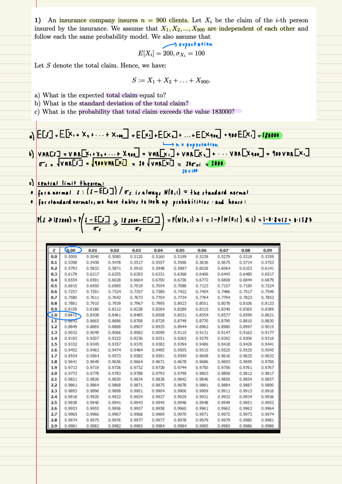 statistics homework 2