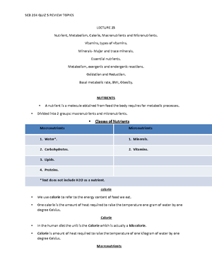 Quiz 5 Practice Exam - Review Test Submission: SCB-204 Practice Lecture ...