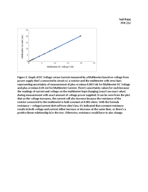 Physics Lab 5 Hooke's law - Lab #5 Hooke’s Law 10/30/ Introduction ...