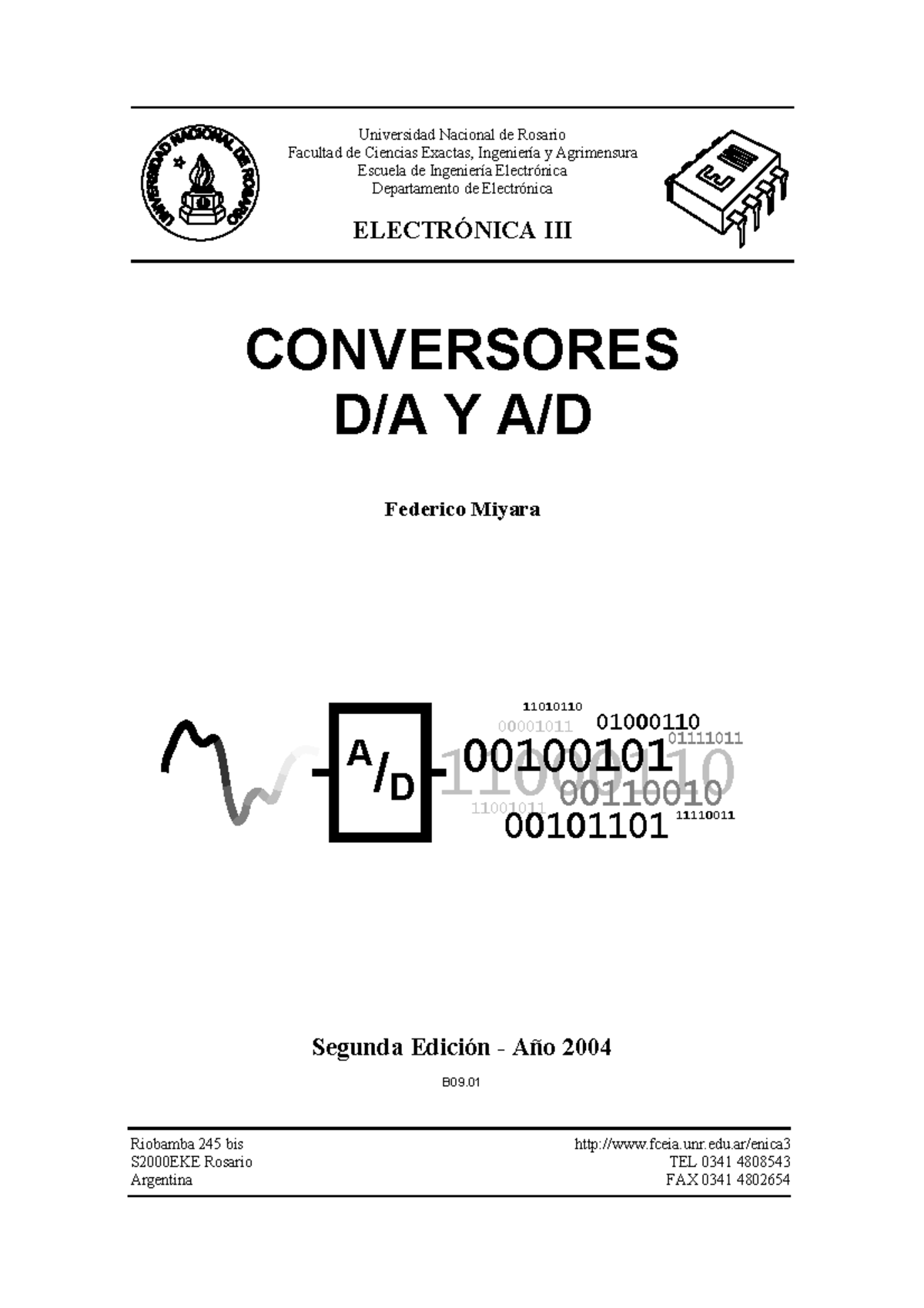 Señales Analógicas Y Digitales - CONVERSORES D/A Y A/D Federico Miyara ...