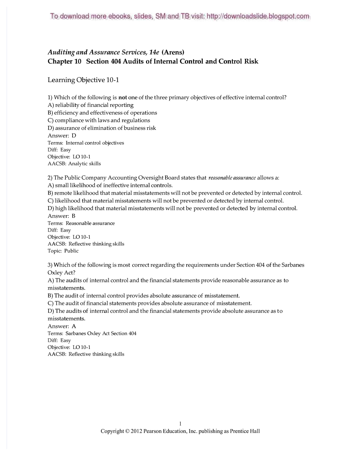 Pdf-chapter-10-test-bank-arenspdf Compress - 11 Copyright © 2012 ...