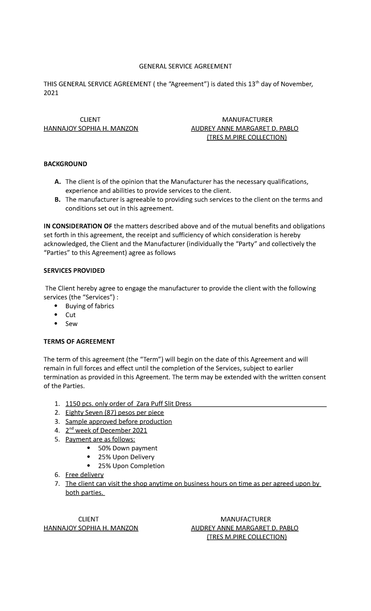 General- Service- Agreement - GENERAL SERVICE AGREEMENT THIS GENERAL ...