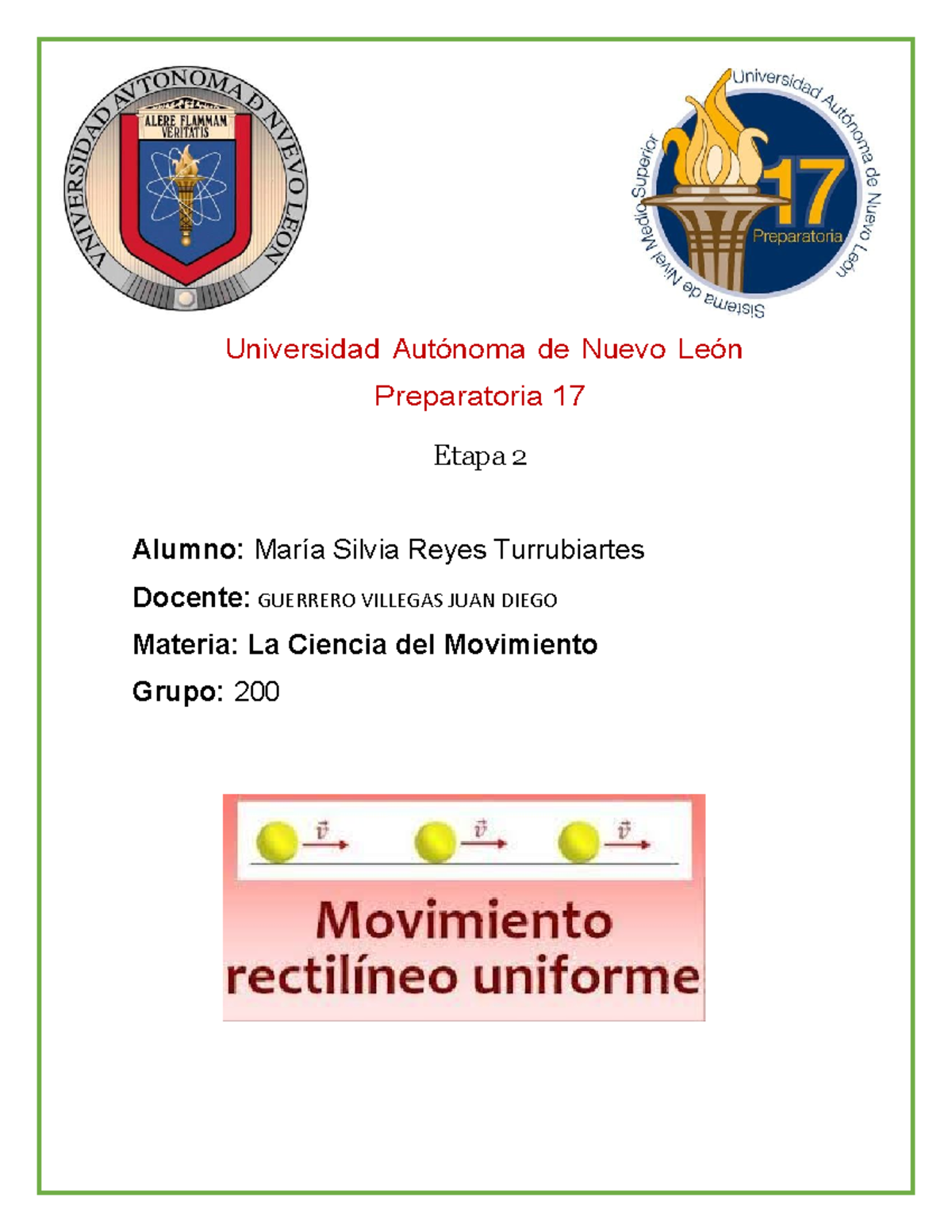 MSRT EV1 LCd M - Evidencia 1 - Universidad Autónoma de Nuevo León ...