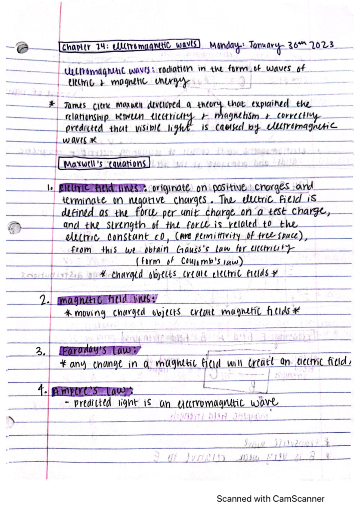 PHYS 112 EM Waves notes 2 - PHYS112 - Studocu