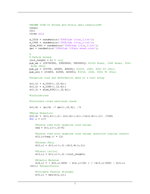 306A Lab1Memo - Lab report - Experiment 1 - Stress & Strain EGME 306A ...