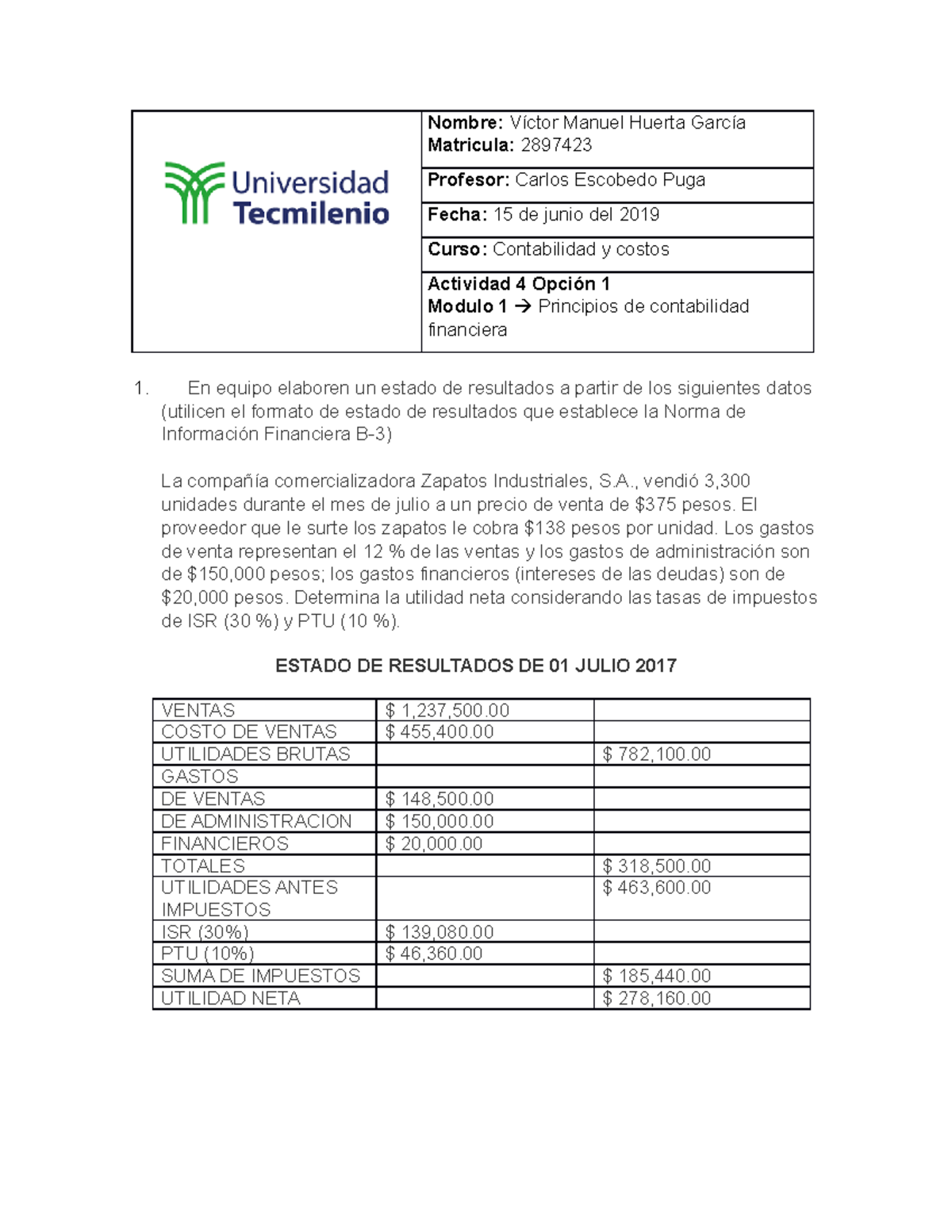 Actividad 4 Opcion 1 Tecmilenio Studocu